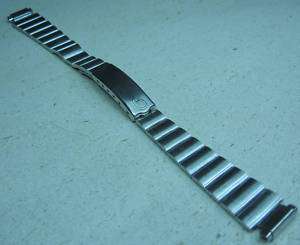   Vintage Ladies Stainless Steel Buckle Clasp 11 12mm Watch Band  