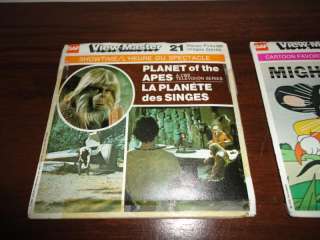 Vintage 1960s 21 Reels View Master Planet Apes / Disney  