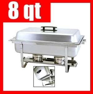 NEW 8 QT BUFFET CHAFER CHAFING DISH HOLIDAY CATERING  
