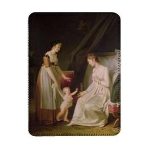  The Breastfeeding Mother (oil on canvas) by   iPad Cover 