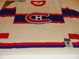  Montreal Canadiens Retro Logo Sweater Vintage Jersey CCM XL NHL Hockey