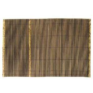  18 x 12Brown Bamboo Placemats   Bamboo Construction 