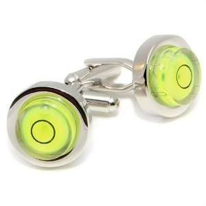 Bubble Level Cufflinks w/ Box