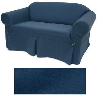 Ultra Suede Indigo Blue Furniture Slipcover Chair 641  