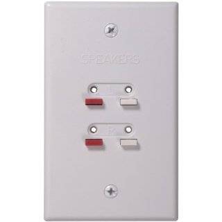 RCA AH300WHN Stereo Speaker Wire Wall Plate by RCA