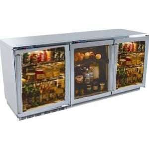  Perlick Built In Triple Refrigerator With Stainless Glass 