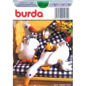  Burda 4230 Sewing Pattern Crafts Ducks & Ducklings Arts 