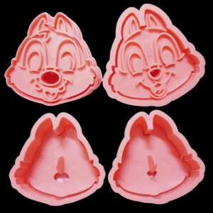 Disney Chip Dale Cookie Cheese Cutter Stamp Mold Mould  