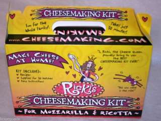 Gift Mozzerella & Ricotta Cheese Making Kit Fun n Easy  