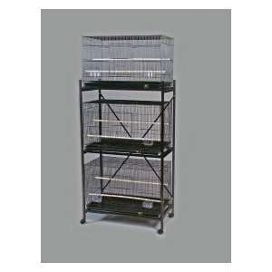    3 Tier Cage Stand, Black, Fits 30 Flight Cages