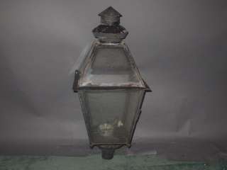 Antique Converted Street Light Lamp Oil to Electric  