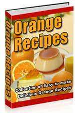 BOOK Orange Recipes Cook book+1 Free gardening Resell  