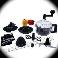 New LaCuisine Deluxe Hand Operated Chopper, Slicer, Juicer Mixer Food 