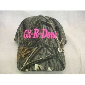   Done Larry the Cable Guy Girls Pink Camo Hat Cap 