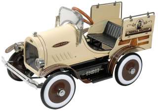 NEW CLASSIC VINTAGE STYLE WOODY WAGON CHILDS TRUCK RIDE ON PEDAL CAR 