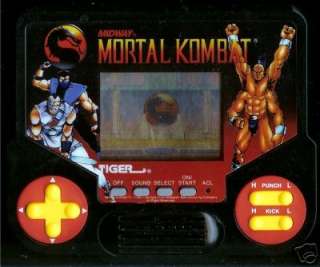 Electronic handheld MORTAL KOMBAT game by Tiger. (1992) Tested, and 