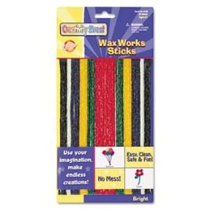   Wax Works Strips, Bright Hues Colors, 48 Pieces CKC4170 Electronics
