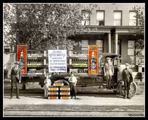 Whistle Soda #4 Photo   The White House 1921 COLORIZED  