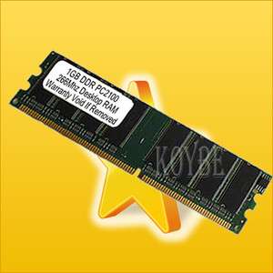 NEW 1GB PC2100 DDR 1 GB PC 2100 266 DESKTOP RAM MEMORY  