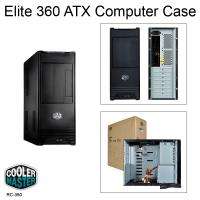 Cooler Master Elite 360 4 Bay Black ATX Mid Tower Computer Case w/350W 
