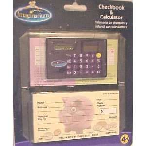  Imaginarium Checkbook & Calculator Set Purple Toys 