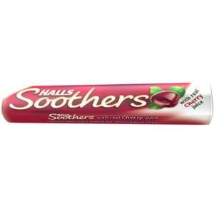 Halls Soothers Cherry Flavour (Pack of 20) with Real Cherry Juice 