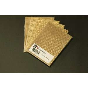  Pack of 5 Prototype Universal Stripboard 3x4 (76x101mm 