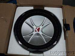 New Kicker CVR12 CompVR 12 Dual 4 Ohm Subwoofer 800W/Max 400W/RMS 