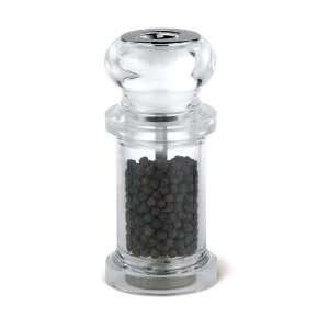 Cole and Mason 505 5 Inch Combo Pepper Mill and Salt Shaker, Clear 