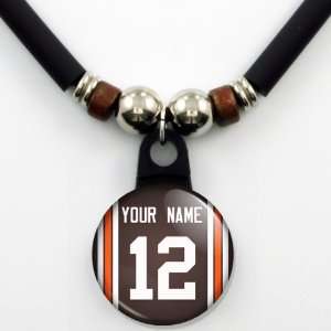  Cleveland Browns Jersey Necklace Personalized with Your 