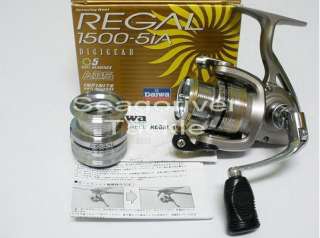 Daiwa Regal iA reel offers 5 ball bearings, plus advanced features 