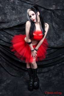 Cyber Red Ballet Dance Faerie Tulle Tutu Skirt Adult  