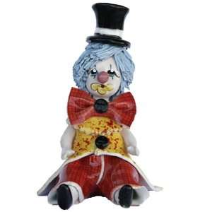  Italian Zampiva   Clown with Black Hat Figurine   4.5 