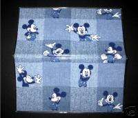 Mickey Mouse Blue Denim Fabric 2 Year Calendar Planner  