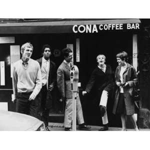  Young Men and Women at Cona Coffee Bar   Manchester 