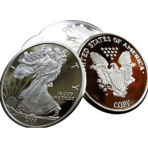  2009 Silver Eagle 100 Mils Coin   Replica 