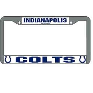  Indianapolis Colts NFL Chrome License Plate Frame Sports 