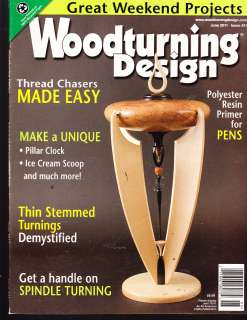 WOOD TURNING DESIGN, JUNE, 2011 (GREAT WEEKEND PROJECTS)THREAD CHASER 