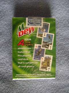 MOUNTAIN DEW ACTION SPORTS PLAYING CARDS NEVER USED  