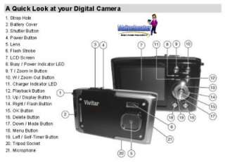 New Vivitar ViviCam X026 10MP Digital All Weather Camera (uploads to 