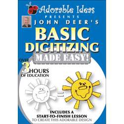 Basic Digitizing Made Easy DVD by John Deer  