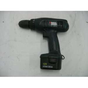   and Decker 12v Cordless Drill with Battery Charger 