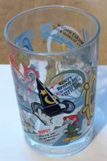 Retro 4 McDonalds Disney 100 Years of Magic 16oz Tumbler Glass 