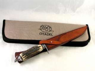 Citadel Camp Knife Stag Handle Cambodia CD070  