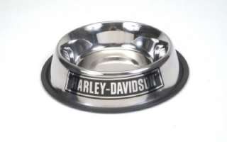 Harley Davidson Stainless Steel Pet Dog Bowl 16oz  