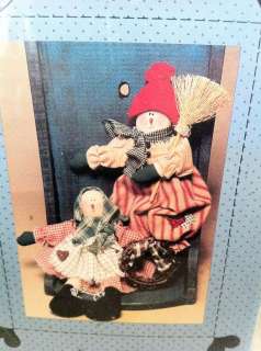 Frosty Friends 9 Boyd & Girl Snowman Dolls   Country Stitches  