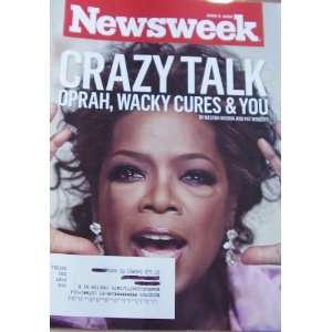    Newsweek Magazine June 8 2009 Crazy Talk Oprah 