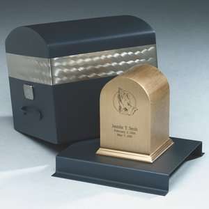   Stainless Steel Urn Burial Container   Engravable   