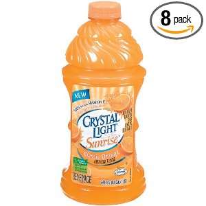 SunnyD Crystal Light Ready To Drink, Sunrise Orange, 64 Ounce Bottles 