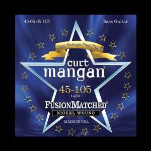  Curt Mangan Fusion Matched Nickel Wound Bass Strings (45 
